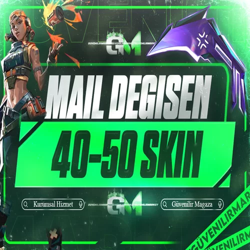 Valorant 40-50 Skin Mail Değişen